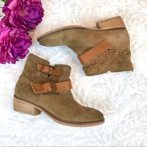 Stylish Tan Suede Ankle Boots
